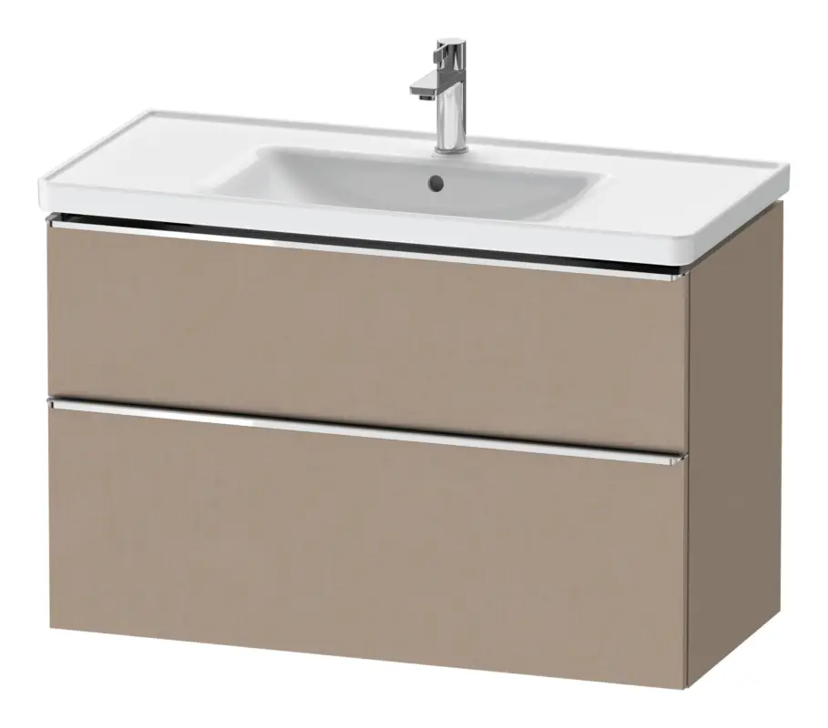 Duravit D-Neo Waschtischunterschrank mit 2 Auszügen Griff Chrom Hochglanz 984 x 625 x 452 mm - Leinen Matt Sofort Bestellen