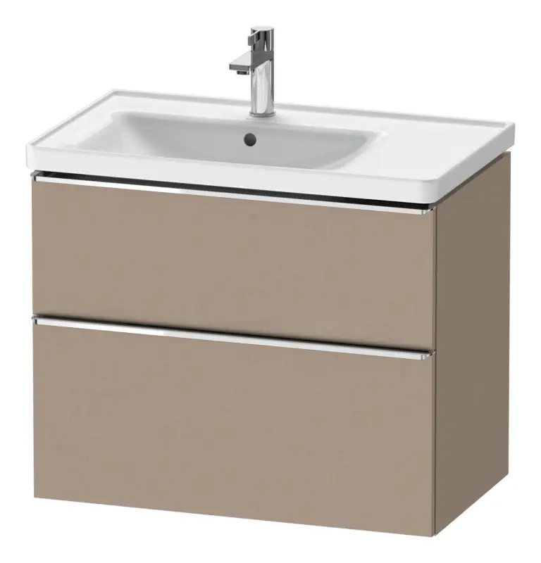 Direktkauf Duravit D-Neo Waschtischunterschrank für 236980 mit 2 Auszügen Griff Chrom Hochglanz 784 x 625 x 452 mm - Leinen Matt