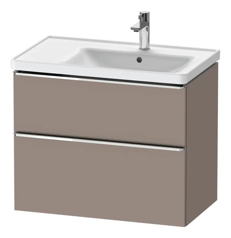 Sale Duravit D-Neo Waschtischunterschrank für 237080 mit 2 Auszügen Griff Chrom Hochglanz 784 x 625 x 452 mm - Basalt Matt