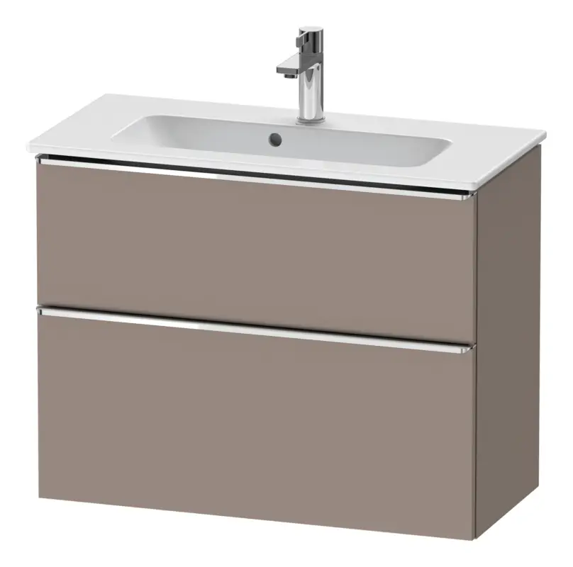 Mega-Angebot Duravit D-Neo Waschtischunterschrank mit 2 Auszügen Griff Chrom Hochglanz 810 x 625 x 372 mm - Basalt Matt