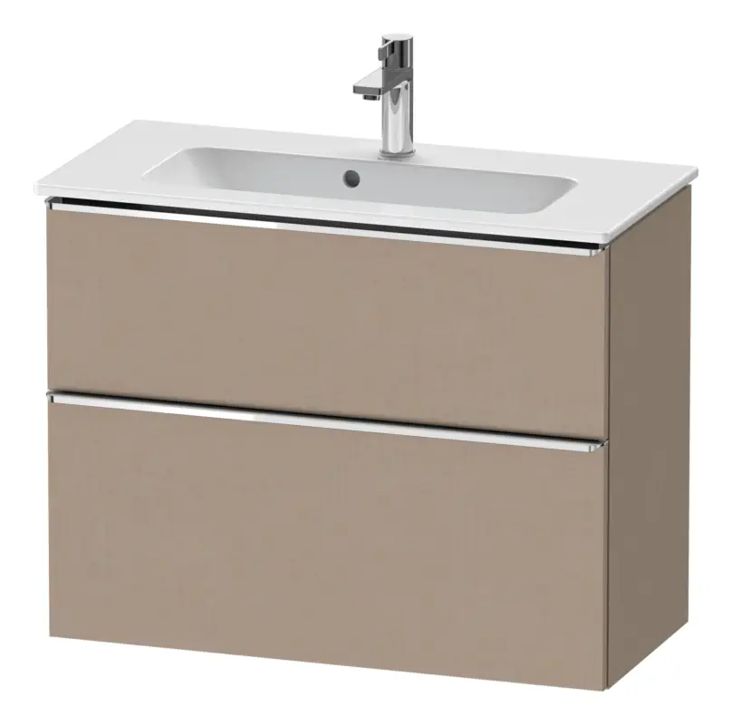 Duravit D-Neo Waschtischunterschrank mit 2 Auszügen Griff Chrom Hochglanz 810 x 625 x 372 mm - Leinen Matt Online Kaufen