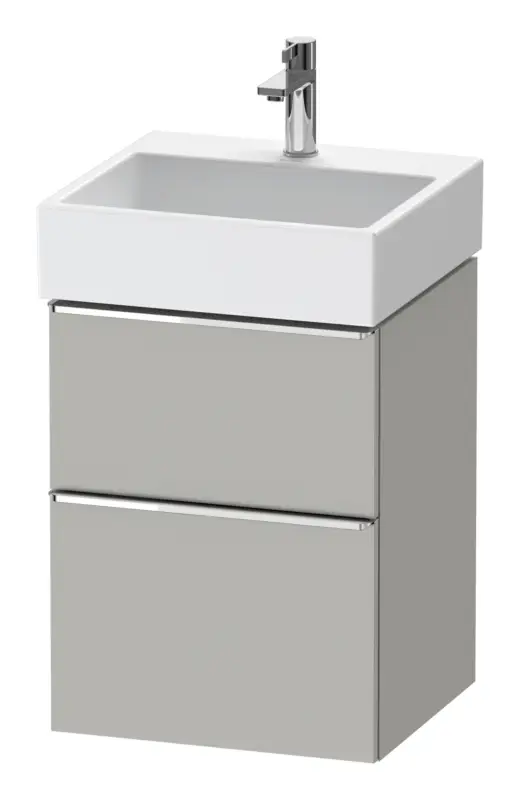 Nur Für Kurze Zeit Duravit D-Neo Waschtischunterschrank mit 2 Auszügen Griff Chrom Hochglanz 484 x 625 x 442 mm - Betongrau Matt