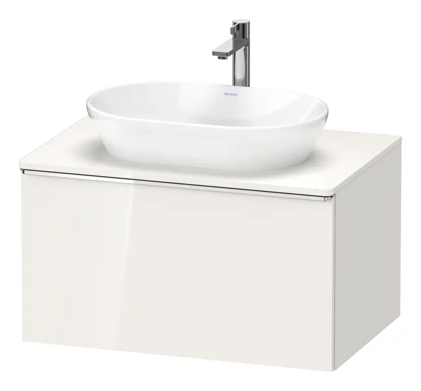 Direktkauf Duravit D-Neo Konsolenwaschtischunterschrank mit 1 Auszug Griff Chrom Hochglanz 800 x 459 x 550 mm - Weiß Hochglanz