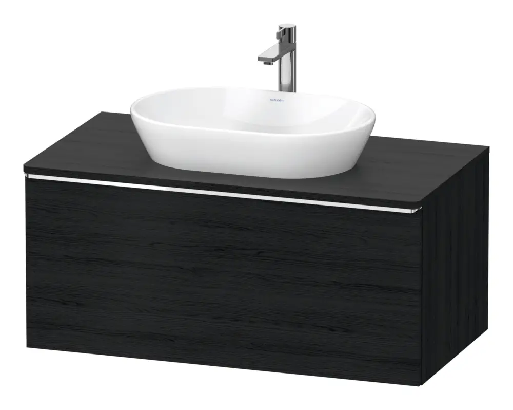 Direkt Vom Hersteller Duravit D-Neo Konsolenwaschtischunterschrank mit 1 Auszug Griff Chrom Hochglanz 1000 x 459 x 550 mm - Eiche Schwarz Matt