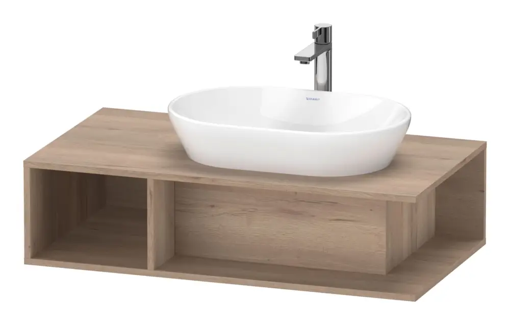 Sonderangebot Duravit D-Neo Konsolenwaschtischunterschrank mit 1 offenen Fach 1000 x 260 x 550 mm - Eiche Marmoriert Matt