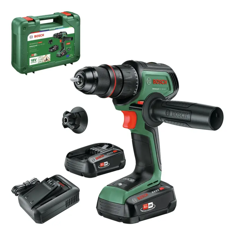 Direkt Vom Hersteller Bosch Akku-Bohrschrauber AdvancedDrill 18V-80 QuickSnap mit 2x Akku 2,5 Ah - im Tragekoffer