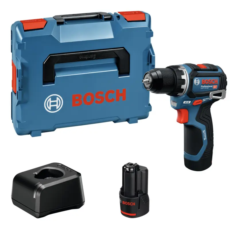 Bosch Professional Akku-Bohrschrauber GSR 12V-32 mit 2x Akku 2 Ah - in L-BOXX 102 Bestseller
