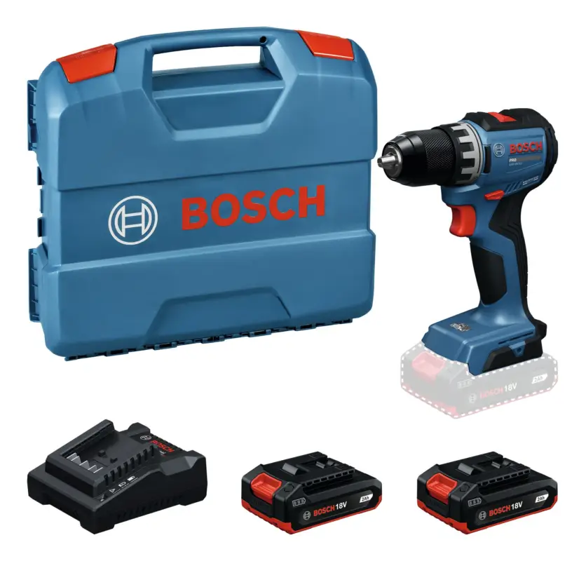 Nur Heute Bosch Professional Akku-Bohrschrauber GSR 18V-52 mit 2x Akku 2 Ah - in L-Case
