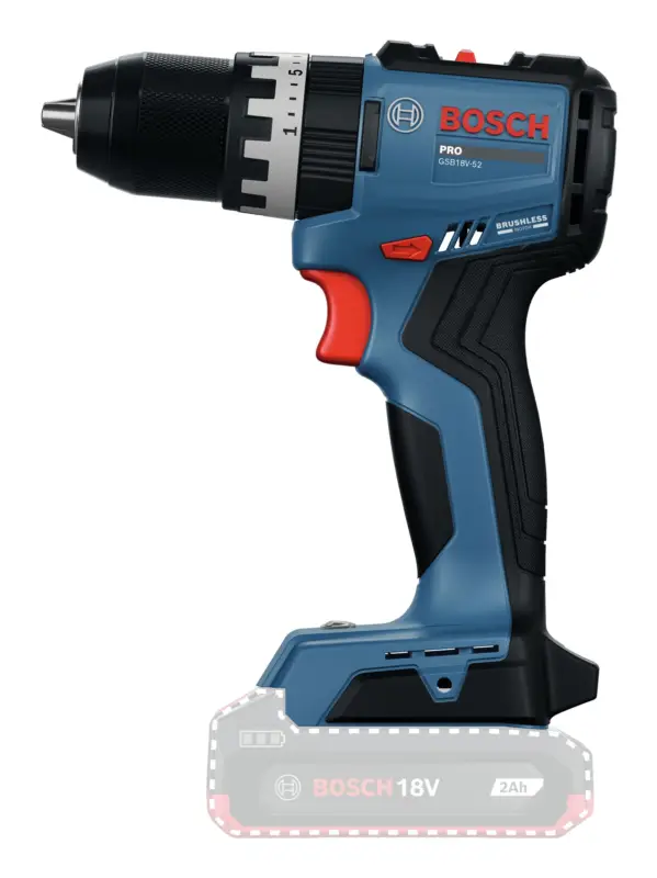 Geprüft Bosch Professional Akku-Schlagbohrschrauber GSB 18V-52 Ohne Akku - im Karton