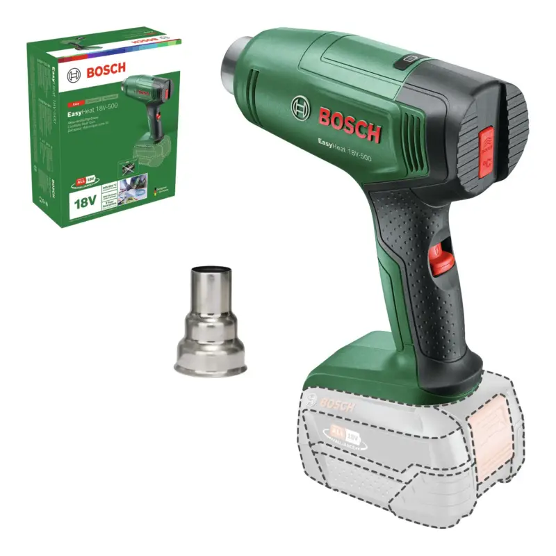 Super-Preis Bosch Akku-Heißluftgebläse EasyHeat 18V-500 Ohne Akku - im Karton