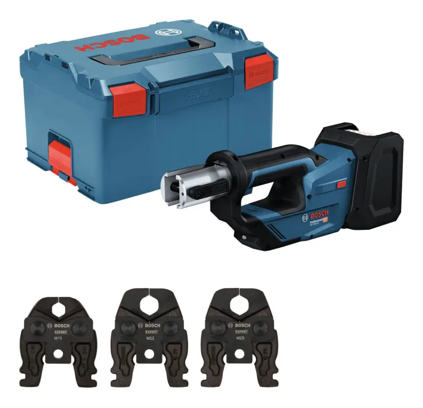 Bosch Professional Akku-Presswerkzeug GPT 18V-19 Ohne Akku mit Pressbacken-Kit M - in L-BOXX 238 Online Kaufen