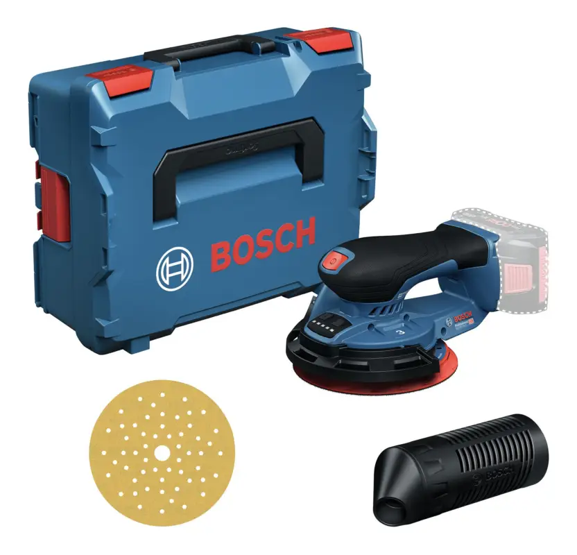 Sonderangebot Bosch Professional Akku-Exzenterschleifer GEX 18V-150-3 Ohne Akku - in L-BOXX 162