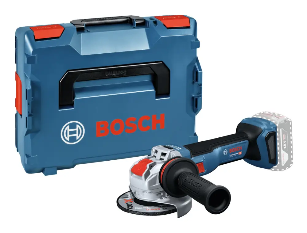 Abverkauf Bosch Professional Akku-Winkelschleifer mit X-LOCK GWX 18V-11 S Ohne Akku - in L-BOXX 136