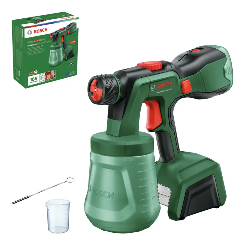 Bosch Akku-Farbsprühsystem UniversalSpray 18V-300 Ohne Akku - im Karton Top-Seller