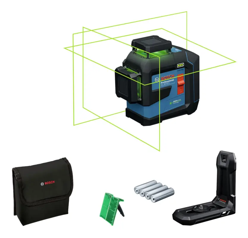 Sonderaktion Bosch Professional Linienlaser GLL 80-33 G Ohne Akku - in Tasche