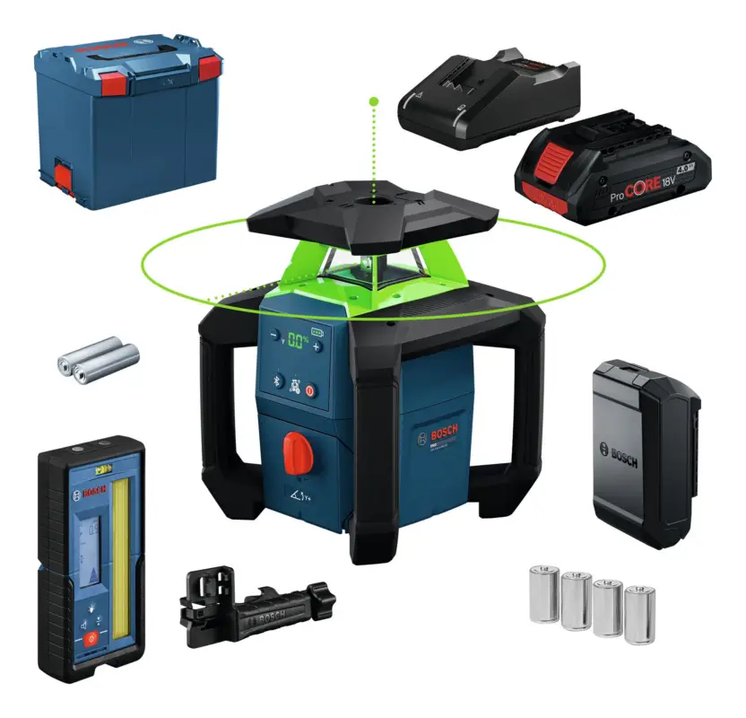 Bosch Professional Rotationslaser GRL 18V-4-34CVG mit 1x Akku ProCORE 4 Ah - in L-BOXX 374 Billig