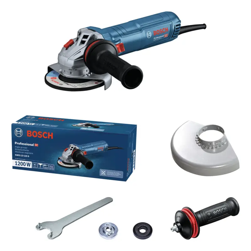 Preisreduziert Bosch Professional Winkelschleifer GWS 12-125 S - im Karton