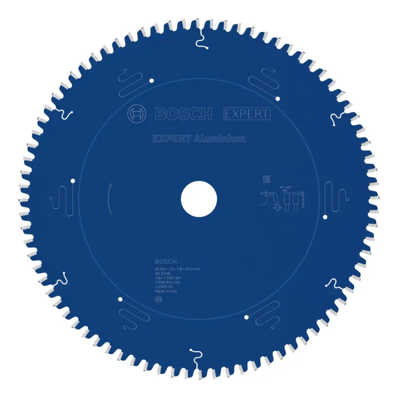 Begrenztes Angebot Bosch Expert Aluminium Kreissägeblatt, 254 x 25,4 mm, 80 Zähne