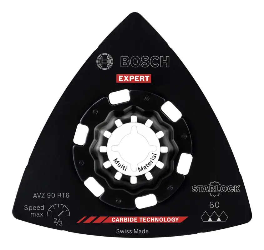 Bosch Expert AVZ 90 RT6 Schleifplatte, 90 mm Markenware