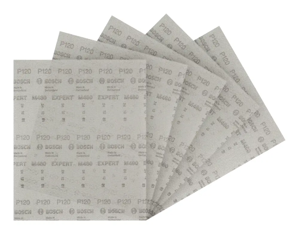 Bosch Expert M480 Schleifnetz, 230 x 280 mm, K120 - 5er Pack (Verpackungseinheit 25 Stück) Wochenendangebot