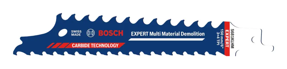Bosch Expert MultiMaterial Demolition S681KLHM Säbelsägeblatt - 1er Pack Neuheit