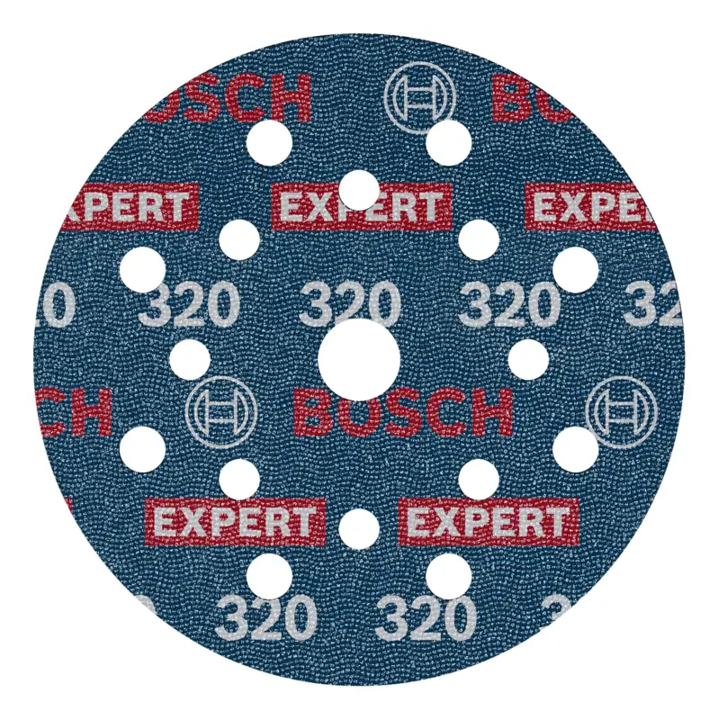 Bosch Expert O780 Folienschleifscheibe, 125 mm, K320 - 6er Pack (Verpackungseinheit 5 Stück) Neue Ware