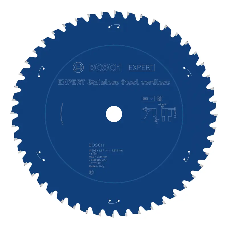 Zertifiziert Bosch Expert Stainless Steel Kreissägeblatt, 203 x 15,88 mm, 48 Zähne