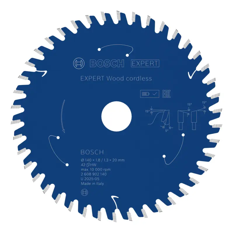 Direktkauf Bosch Expert Wood Kreissägeblatt, 140 x 1,8 x 20 mm, 42 Zähne mit Reduzierring