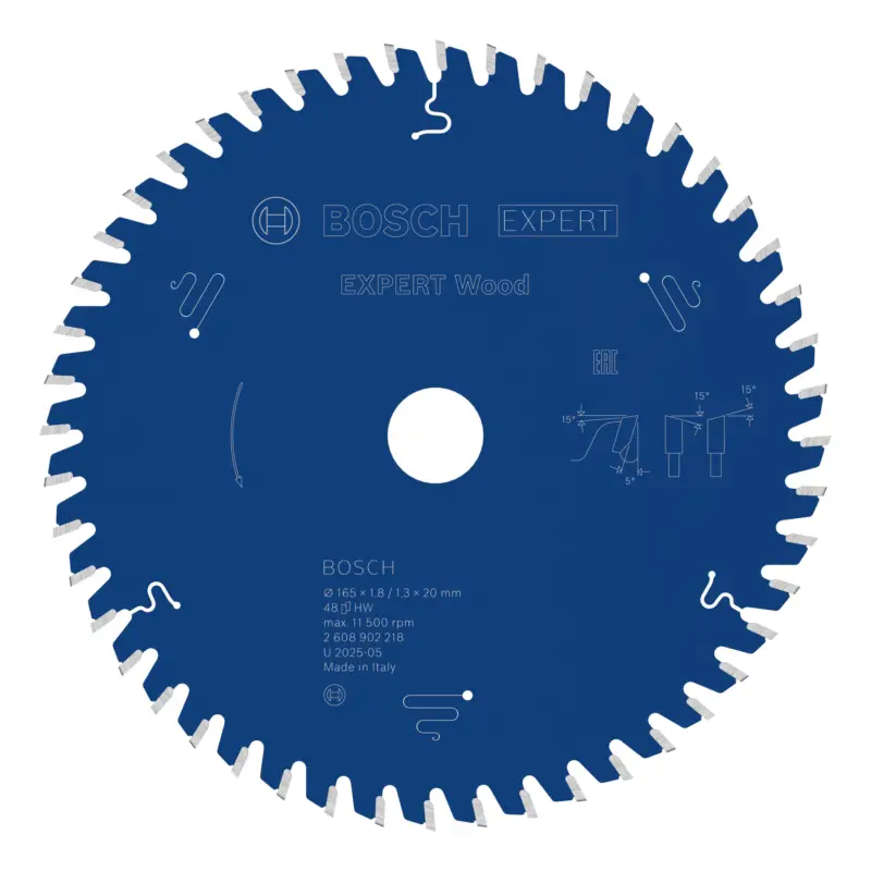 Ausverkauf Bosch Expert Wood Kreissägeblatt, 165 x 20 mm, 48 Zähne