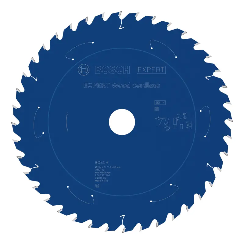 Saisonangebot Bosch Expert Wood Kreissägeblatt, 254 x 2,1 x 30 mm, 40 Zähne