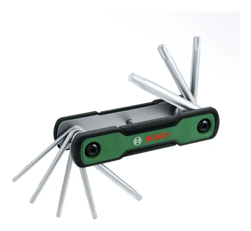 Bosch Handwerkzeug Klappbares 8-in-1-Torx-Schlüssel-Set (Verpackungseinheit 4 Stück) Super-Preis