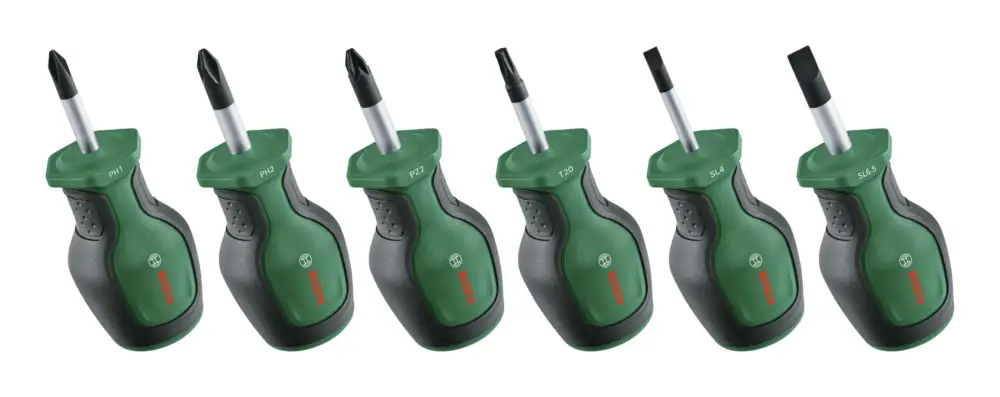 Kracherpreis Bosch Handwerkzeug Schraubendreher-Set, kurz, 6-teilig