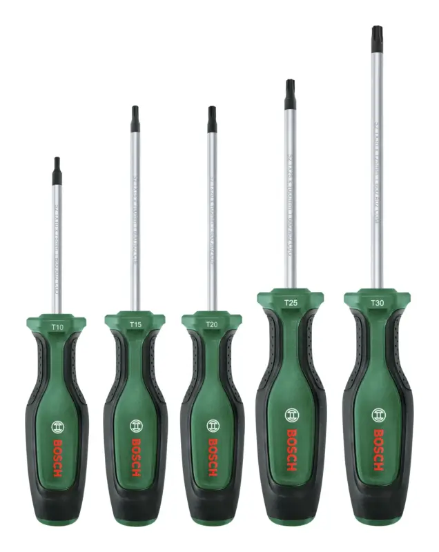 Bosch Handwerkzeug Torx-Schraubendreher-Set, 5-teilig (Verpackungseinheit 6 Sets) Mega-Angebot