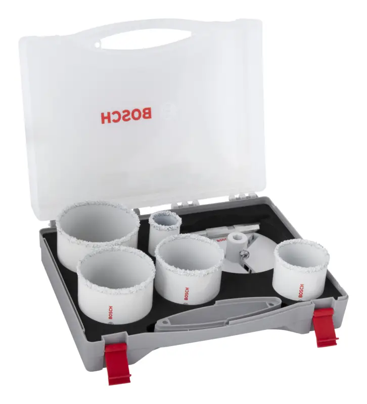 Finale Aktion Bosch Line Brick and Soft Tile Lochsägen-Set mit Aufsteckhalter, 33/53/67/73/83 x 60 mm, 7-teilig