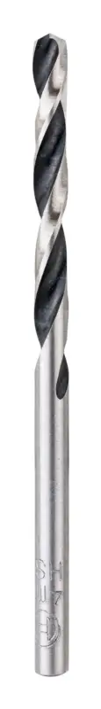 Bosch Line Metal HSS Spiralbohrer, 4,5 x 47 x 80 mm, CYL-Schaft (Verpackungseinheit 5 Stück) Geprüft