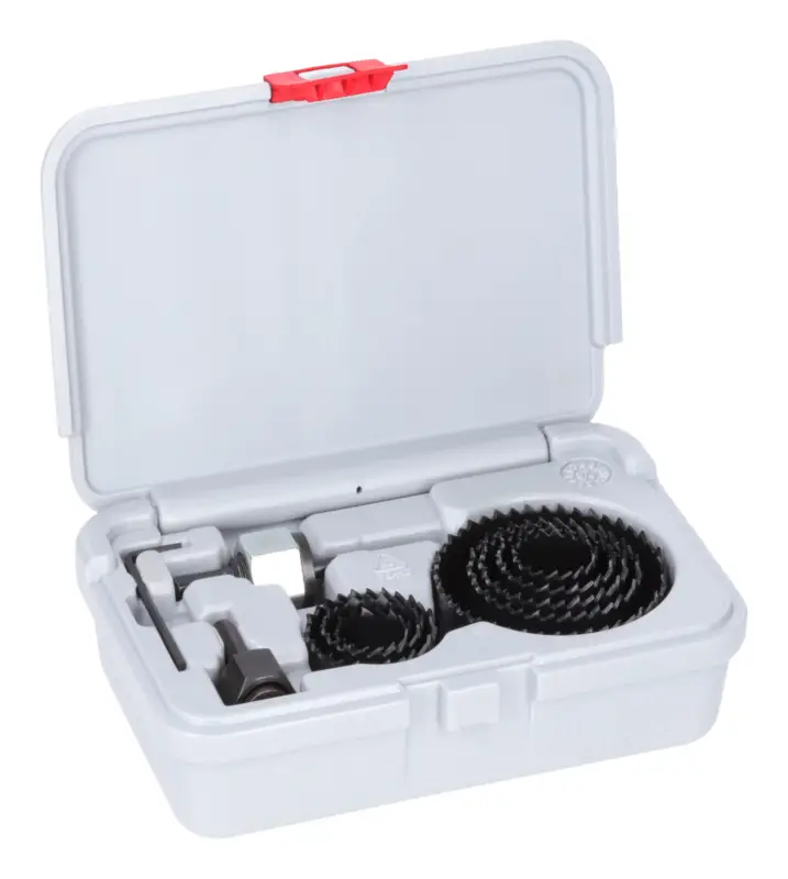 Bosch Line Wood and Drywall Lochsägen-Set mit Aufsteckhalter + Zentrierbohrer, 22-68 x 15 mm, 13-teilig Jetzt Kaufen