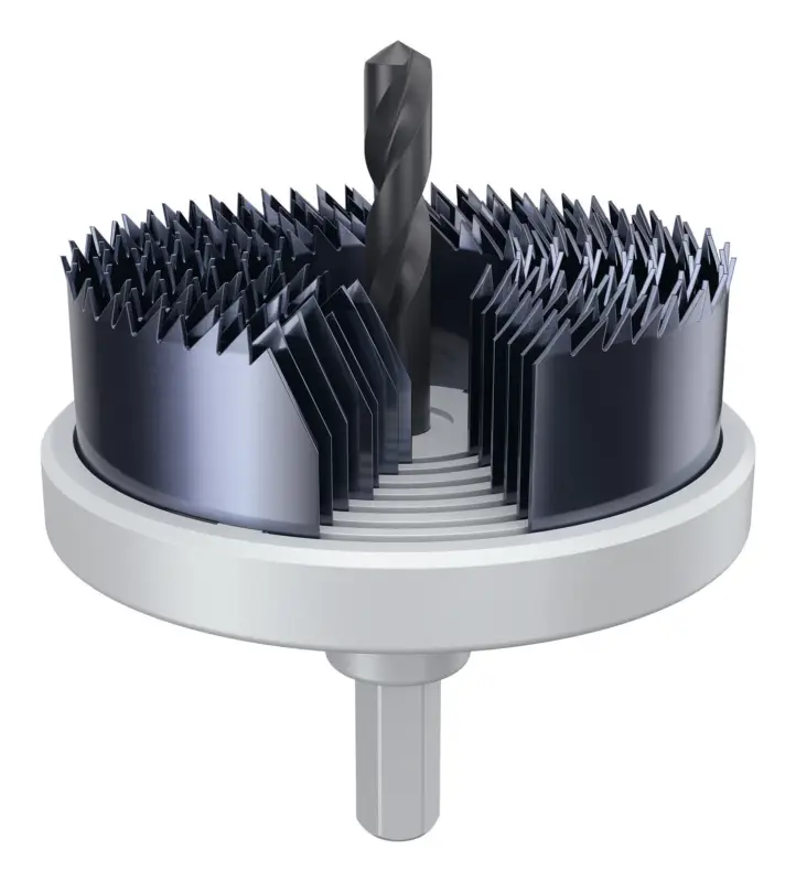Top-Preis Bosch Line Wood and Drywall Lochsägen-Set mit Aufsteckhalter, 26/32/39/45/51/58/64 x 18,5 mm, 7-teilig
