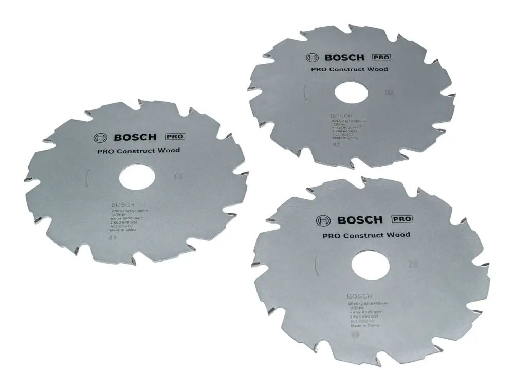 Heißes Angebot Bosch Pro Construct Wood-Kreissägeblatt 190 x 30 mm, Promo-Pack - 3er Pack