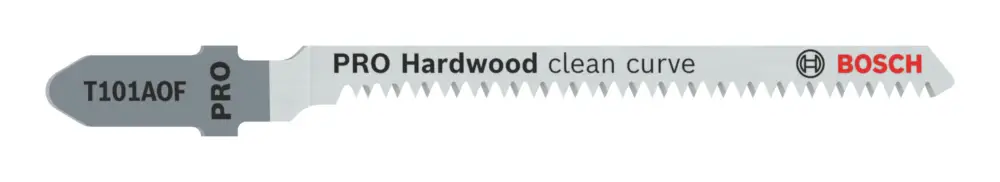 Aktuell Bosch Pro Hardwood clean curve T101AOF Stichsägeblatt, 83 mm - 2er Pack (Verpackungseinheit 10 Stück)