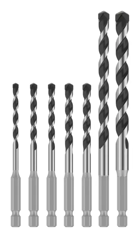 Bosch Pro HEX-5 Bohrer-Set, 4 x 100/5 x 100/5 x 100/6 x 100/6 x 100/8 x 150/10 x 150 mm, 7-teilig Sale