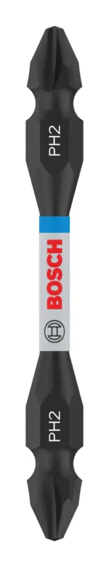 Bosch Pro Impact Schrauberbit mit Doppelklingen und Pick and Click-Einsätzen, PH2, 65 mm (Verpackungseinheit 5 Stück) Saisonangebot