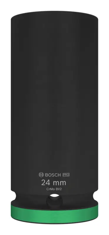 Wochenendangebot Bosch Pro Impact Steckschlüsselsatz, 1/2", 24 mm, tief