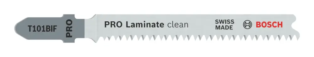 Bosch Pro Laminate clean T101BIF Stichsägeblatt, 83 mm - 2er Pack (Verpackungseinheit 10 Stück) Solange Der Vorrat Reicht