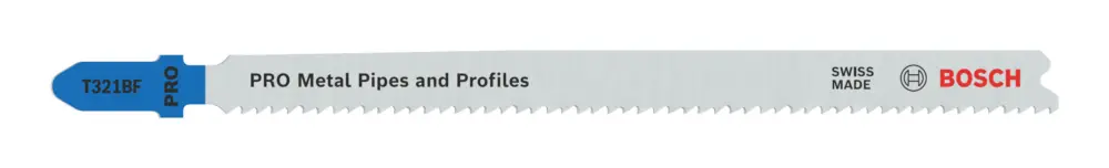 Bosch Pro Metal Pipes and Profiles T321BF Stichsägeblatt, 132 mm - 25er Pack Meistverkauft