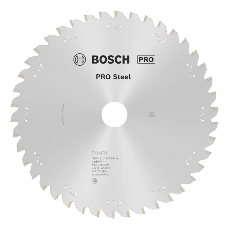 Beliebt Bosch Pro Steel Kreissägeblatt, 203 x 2 x 25,4 mm