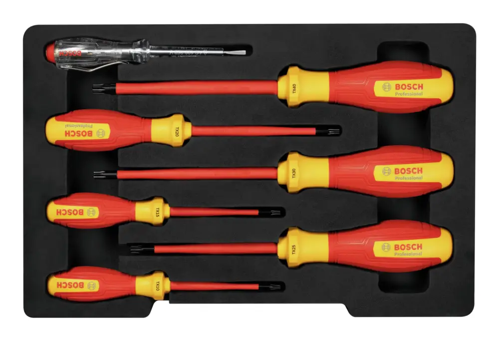 Bosch VDE-Schraubendreher-Set, TX, 7-teilig Markenware