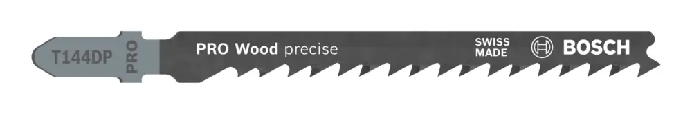 Bosch Pro Wood precise T144DP Stichsägeblatt, 100 mm - 2er Pack (Verpackungseinheit 10 Stück) Aktuell