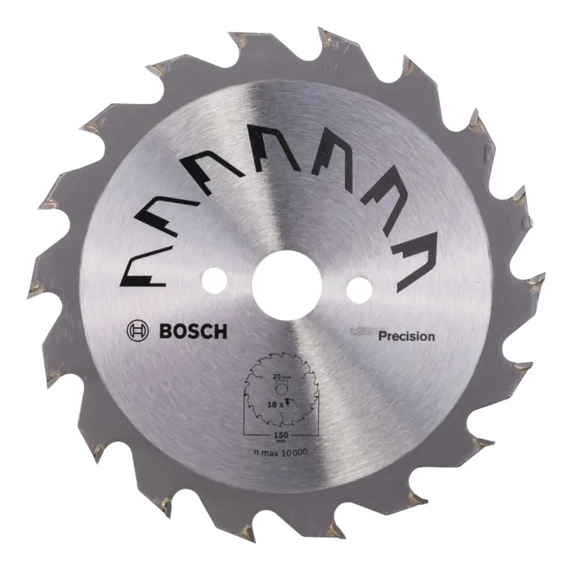Solange Der Vorrat Reicht Bosch Zubehör Kreissägeblatt Precision, 150 x 20 mm, Zähnezahl 18