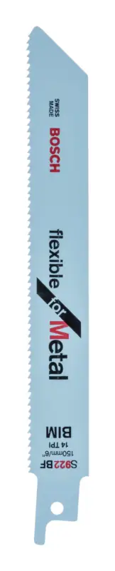 Bosch Zubehör Säbelsägeblatt Bimetall, S 922 BF Flexible for Metal - 2er Pack Neue Kollektion