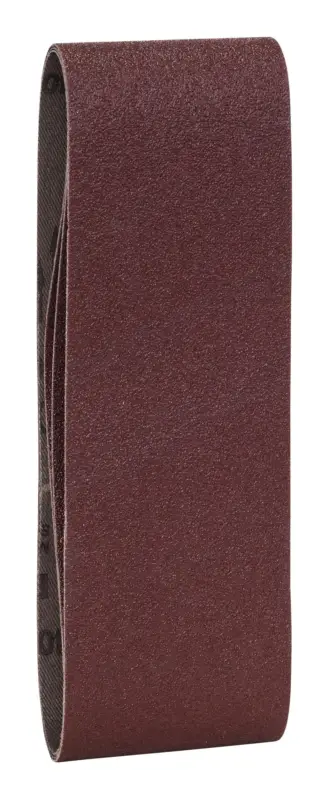 Bosch Zubehör Schleifband, 60 x 400 mm, für Bandschleifer, rote Qualität, K80 - 3er Pack (Verpackungseinheit 4 Stück) Begrenztes Angebot